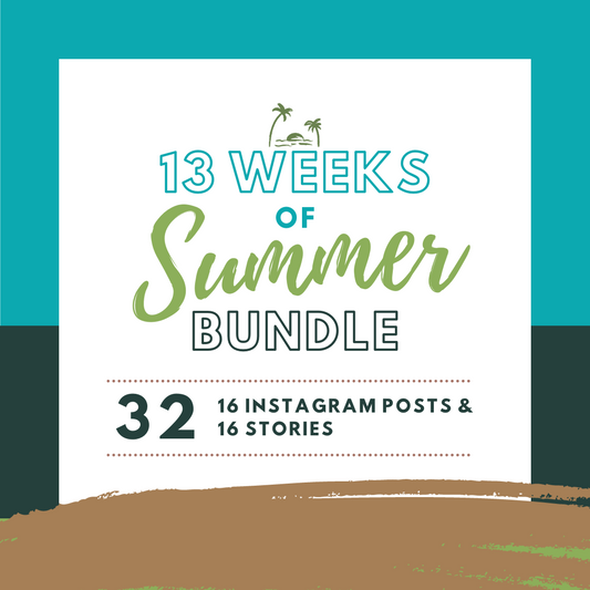 Summer Bundle Instagram and Stories Canva Template