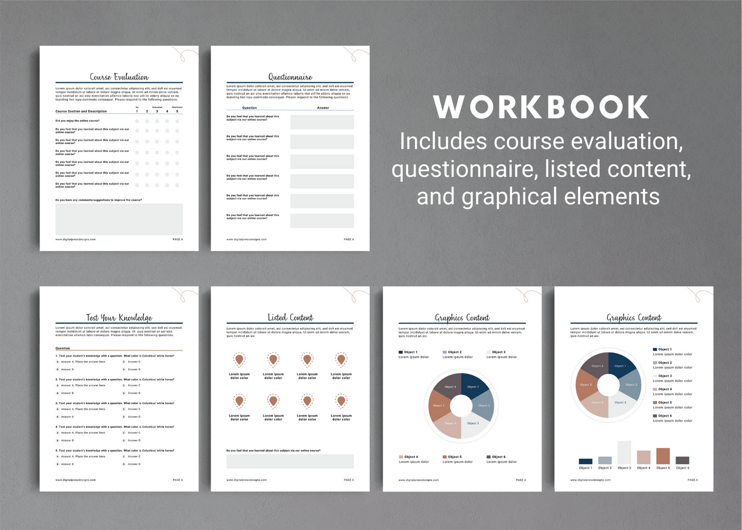 Ebook and Workbook, Lead Magnet, and Magazine Canva Template